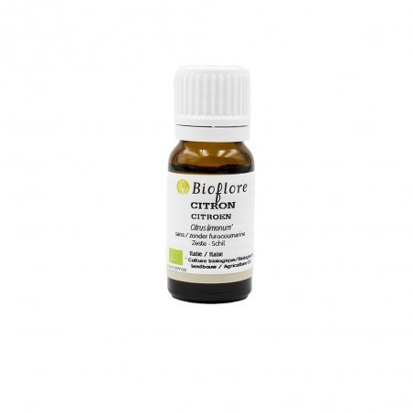 Bioflore - Huile Essentielle de Citron Sans Furocoumarine Bio - 10 ml