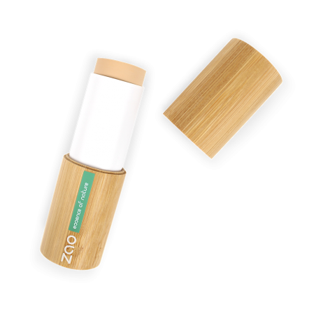 Zao - Fond de Teint Stick - 772 - Beige Doré - Version Bambou (1)