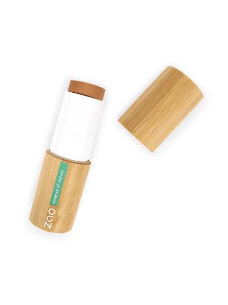 Zao - Fond de Teint Stick - 779 - Hâlé Caramel - Version Bambou (1)