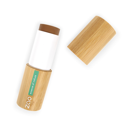 Zao - Fond de Teint Stick - 781 - Hâlé Muscade - Version Bambou (1)