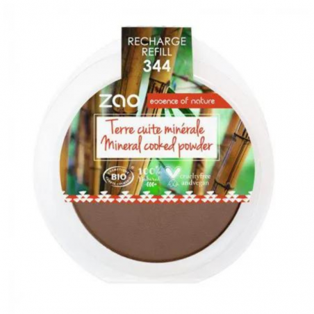 Zao - Terre Cuite - 344 - Chocolat - Recharge (ancienne version)