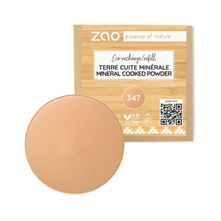 Zao - Terre Cuite - 347 - Beige Abricot - Recharge