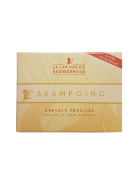 La Savonnerie Bourbonnaise - Shampoing Cheveux Fragiles à l'Argan - 100 grammes