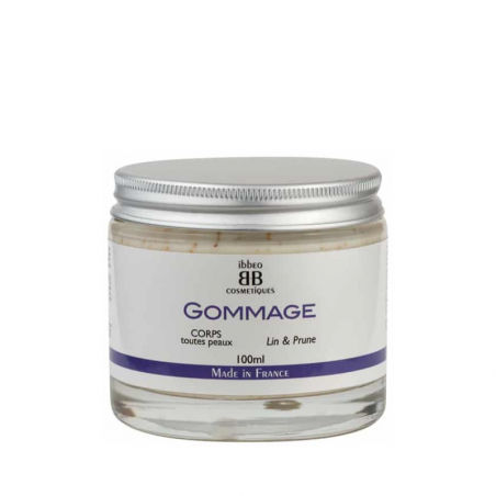 Ibbeo - Gommage Corps Lin & Prune - 100 ml