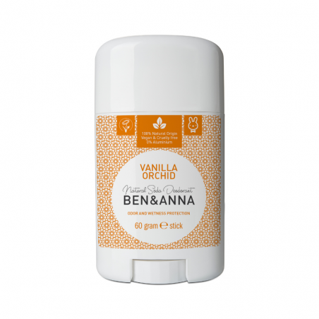 Ben & Anna - Déodorant Vanilla Orchid - Stick PET - 60 grammes