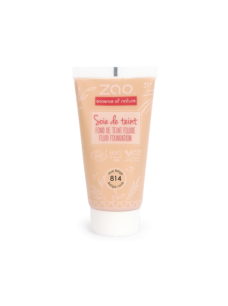 Zao - Soie de Teint - 814 - Beige Rosé - Version Recharge