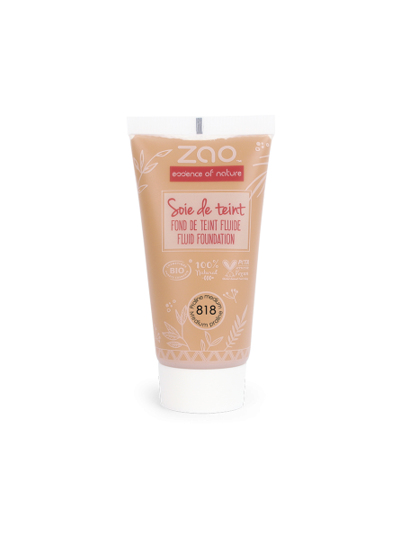 Zao - Soie de Teint - 818 - Medium Praline - Version Recharge