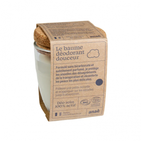 Anaé - Baume Déodorant Douceur Bio - 80 grammes