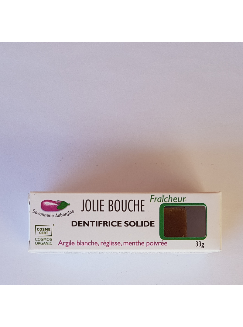 Savonnerie Aubergine - Dentifrice Solide Jolie Bouche Bio - 33 grammes (1)
