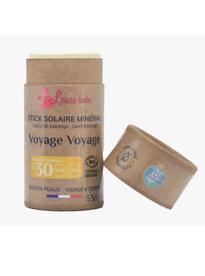 Louise Émoi - Stick Solaire Minéral Voyage Voyage SPF30 Bio - 55 ml (2)