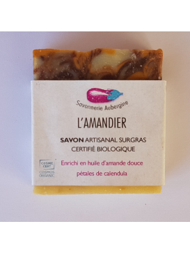 Savonnerie Aubergine - Savon L'Amandier Bio - 100 grammes (1)
