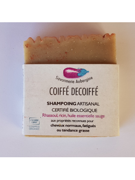 Savonnerie Aubergine - Shampoing Coiffé Décoiffé Bio - 100 grammes (1)