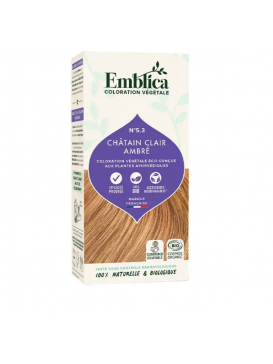 Emblica - Châtain Clair Ambré 5.3 Bio - 100 Grammes